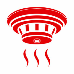 Smoke Detector Icon Vector Design.
