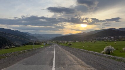 road in the mountains
