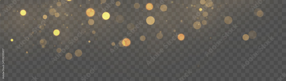 Poster abstract yellow glare, bokeh soft warm glow color. vector illustration for backgrounds and textures