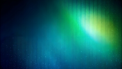 Abstract Teal and Green Light Streaks Background