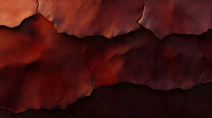 Fototapeta premium Closeup View Of Textured Reddish Brown Material