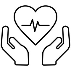 Health Insurance and Medical Coverage Icon