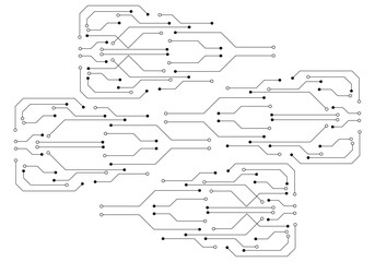 Abstract technology background, Illustration,Hi-tech communication concept innovation background,science and technology digital background