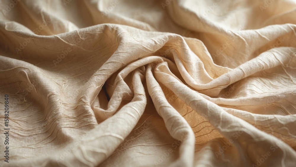 Poster this neutral beige fabric showcases a delicate texture and pattern, serving as a versatile backdrop 