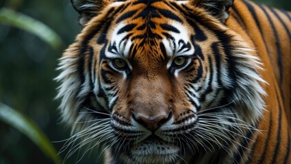 Fototapeta premium Tiger Animal Skin and Fur Pattern