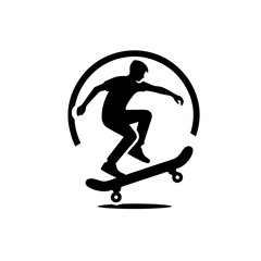 Obraz premium Skateboard Silhouette