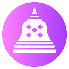 borobudur gradient icon