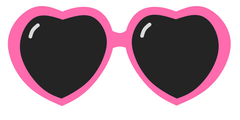 Heart shaped sunglasses