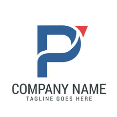 Creative Letter P Payment or Send Vector Logo Design Templets. 標誌設計, ロゴデザイン, Diseño de logotipo