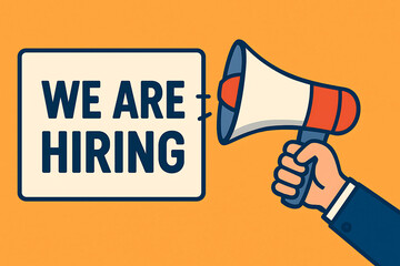 A fun illustration related to us opening a job vacancy