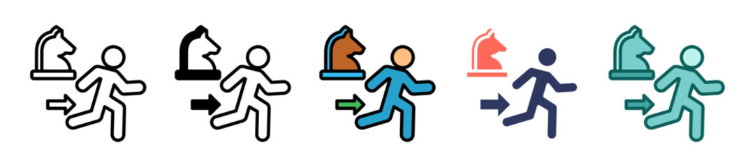 Strategic Agility multiple icon