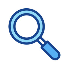 magnifying glass search feature icon design