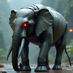 elephant statue in thailand