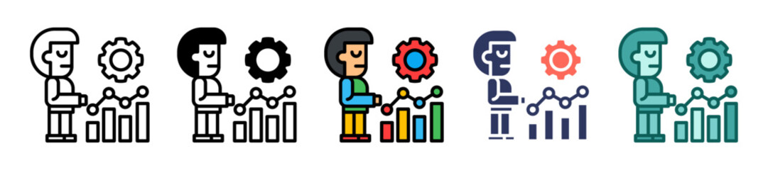 Self Improvement multiple icon