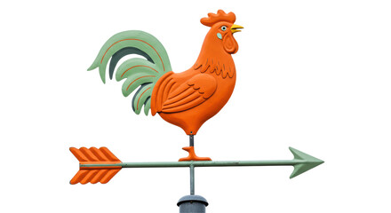 Isolated Weather Vane Rooster Arrow © Paul