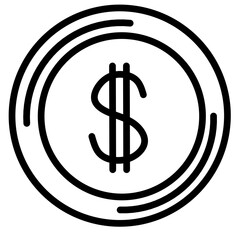 dollar symbol vector illustration