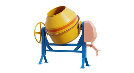 Isolated cement mixer
