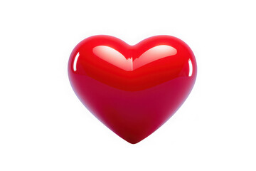 Shiny red heart on black background valentines day