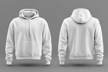 Blank white hoodie mockup (6)