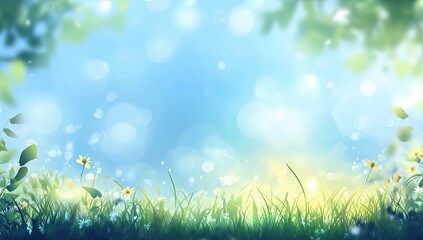 Obraz premium Delicate spring meadow scene