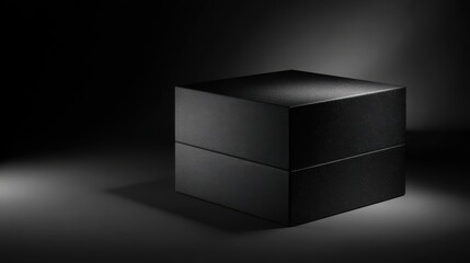 A stunning image of black product background.