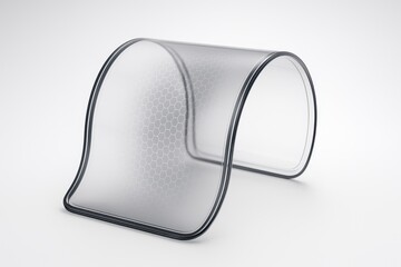 Graphene structure demonstrating flexibility and strength in innovative design concept