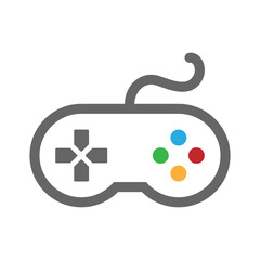 Joystick icon logo design