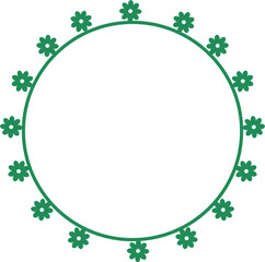 Square frame clip art design on plain white transparent isolated background for card, shirt, hoodie, sweatshirt, apparel, tag, mug, icon, poster or badge