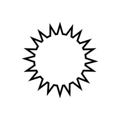 Circle clip art design on plain white transparent isolated background for card, shirt, hoodie, sweatshirt, apparel, tag, mug, icon, poster or badge