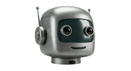 Isolated retro robot head