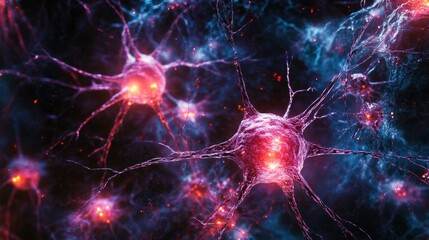 Close-up of neural network overlay close-up, high detail, futuristic aesthetic, trending technology background