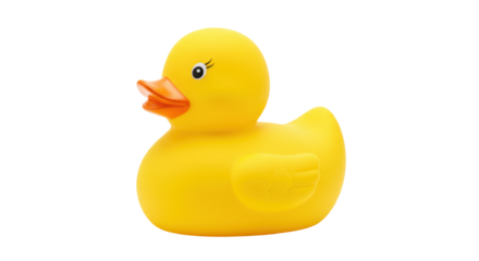 Isolated Rubber Duck