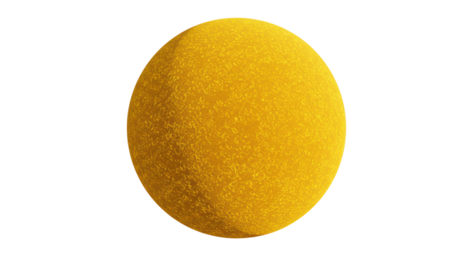 Isolated Yellow Sphere