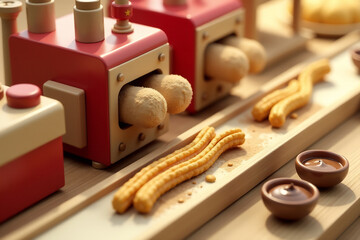 Miniature Churro Frying Fiesta