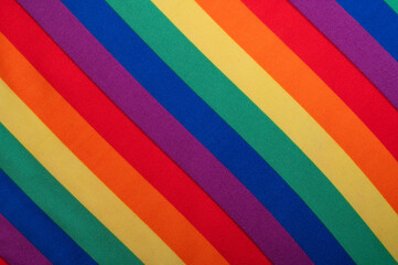 Bandera de LGBT con detalles de tela y muy buena textura ideal para fondos y/o banners