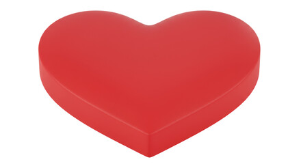 Isolated Red Heart Shape