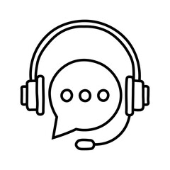 Support icon. Hand drawn style.
