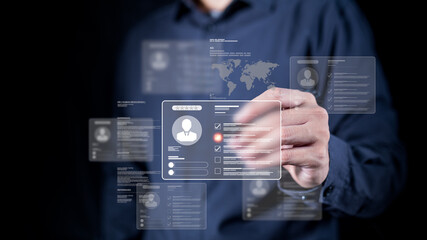 HR recruitment process includes candidate profile review, CV screening, job application assessment, and checklist management to ensure efficient hiring and resource optimisation