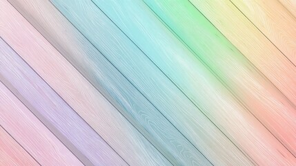 Pastel Gradient Diagonal Wood Plank Texture Background