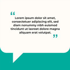 Quote bubble banners, infographics. Editable social media post templates. Colorful speech bubble design. Vector illustration