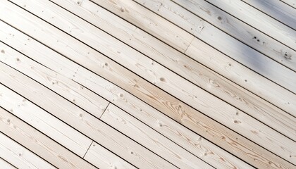 Obraz premium Sun-bleached wood planks of a boardwalk, perfect for coastal or summer themed designs.