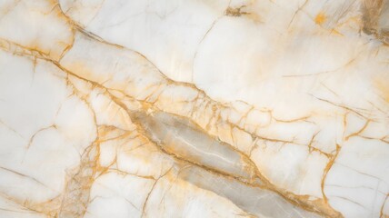 Fototapeta premium Luxury White Marble Texture with Golden Veins, Abstract Background