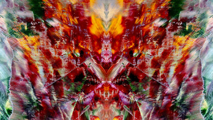 Abstract art background . Hand painting artwork on canvas .