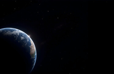 Obraz premium View of Earth from Space