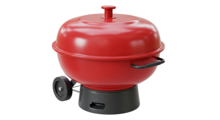 Isolated Red Grill