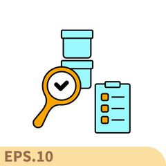 quality control icons  symbol vector elements for infographic web