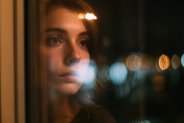 Fototapeta premium Navigating Uncertain Paths Understanding Quarter Life Crisis and Prioritizing Mental Health in Young Adulthood's Pivotal Transitions