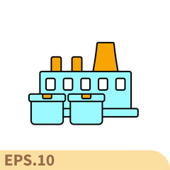 manufacture icons  symbol vector elements for infographic web