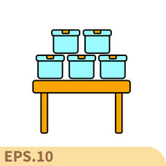 goods line icons  symbol vector elements for infographic web