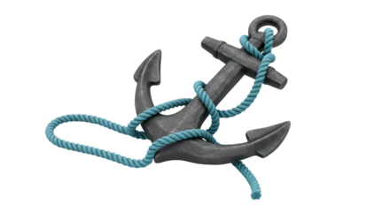 Isolated Anchor with Rope